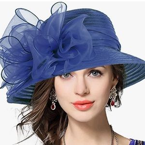NWT Lady Derby Dress Church Cloche Hat Bow Bucket Wedding Hats